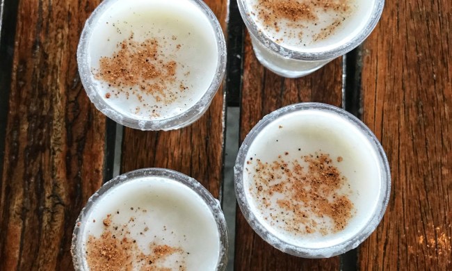 Coquito cocktails